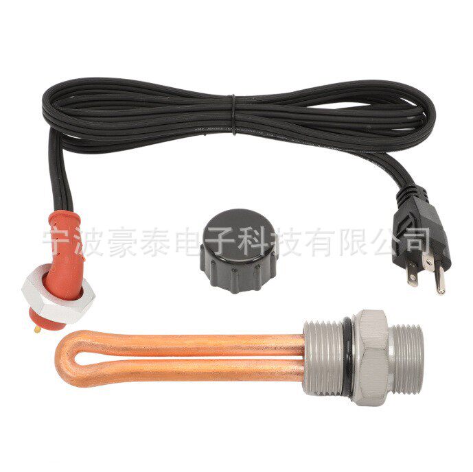 3500069缸体加热器加热管防冻型柴油发动机120V1000W3/4"