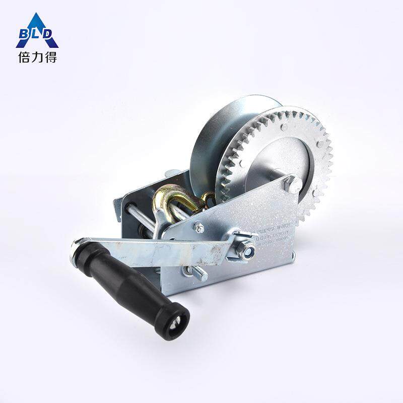 倍力得 厂家直销 织带绞盘 游艇拖车绞盘 纤维绳布带绞盘KW3000
