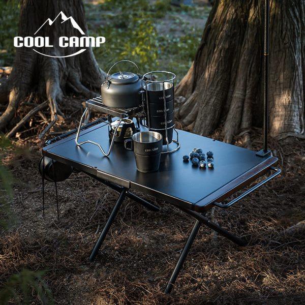 COOLCAMP户外露营桌折叠便携野餐桌钢板烧烤桌复古茶几日式野营桌,户外/登山/野营/旅行用品,户外桌子,淘宝优惠券,粉丝福利购,淘宝优惠卷