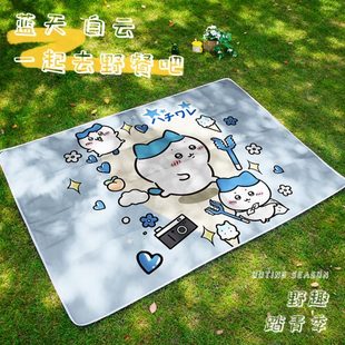 卡通野餐垫防潮垫露营户外地垫便携野炊春游草坪垫出游踏青野餐布
