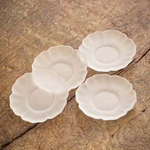 耐热玻璃茶杯垫日式古法手作琉璃隔热垫防烫家用杯托茶托茶道配件