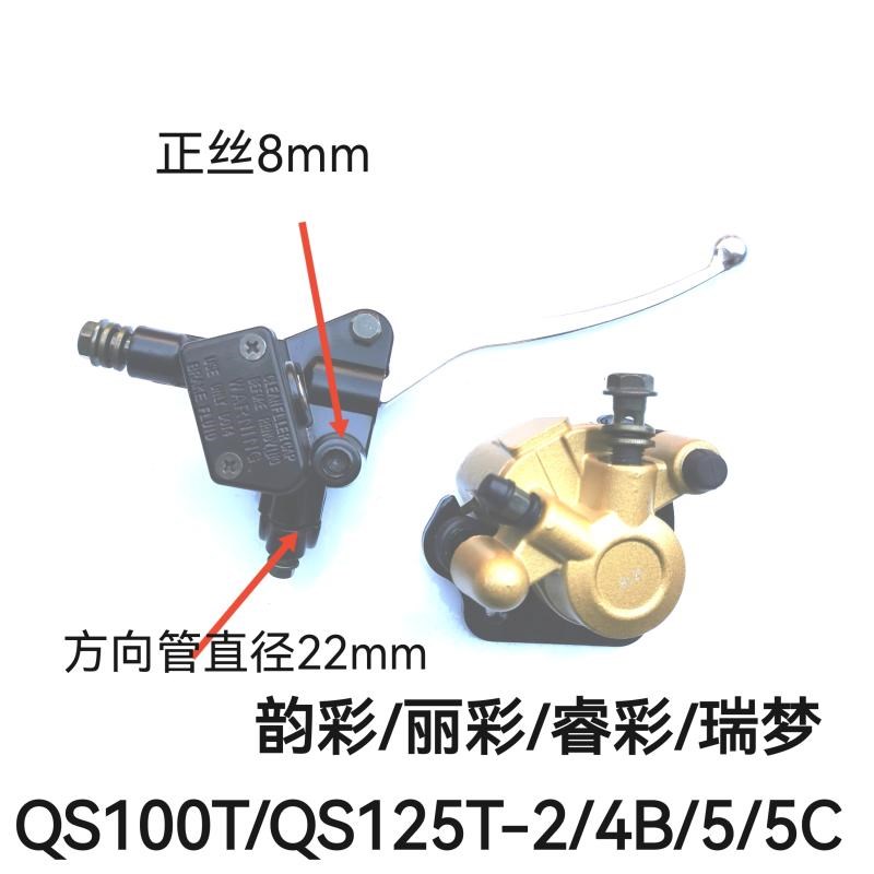 轻骑睿彩丽彩刹车上泵瑞梦QS125vT-23A4B4C5A韵彩QS100TAB制动下