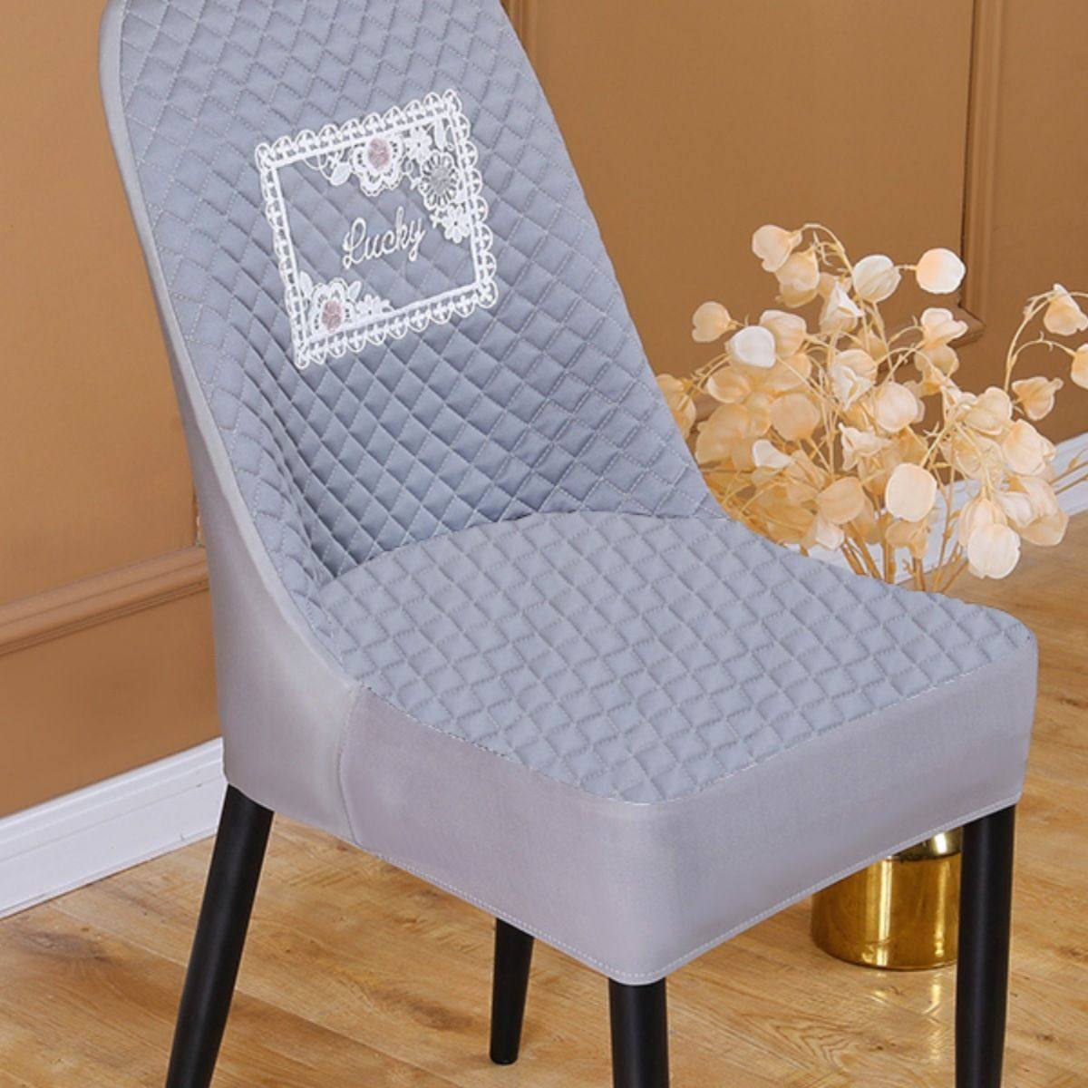 弧形餐椅子套罩2025新款餐桌椅套罩感座椅套四季通用