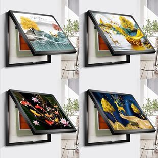 电表箱遮丑神器弱电箱遮挡多媒体信息网线盒简约盖板装饰免打孔