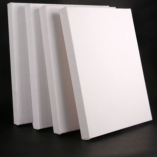 加厚油画框3cm厚带画布专业油画布带框亚麻混纺大师级创作板