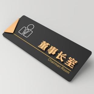 立体亚克力贵宾室洽谈室总经理办公室标识牌公司科室部门会议室财