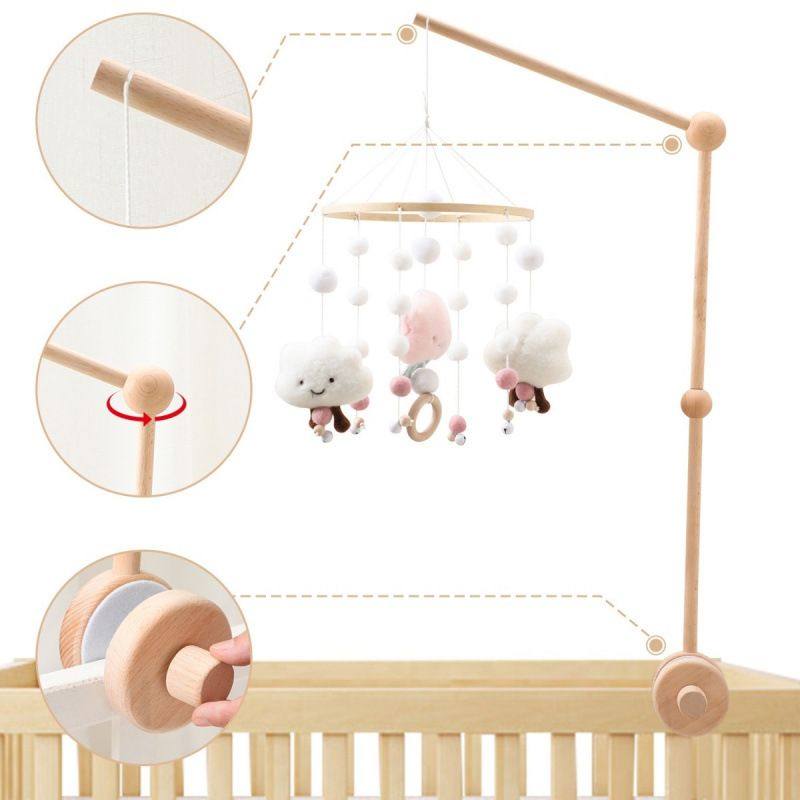 diy床铃简约婴儿床铃木制支架蚊帐挂杆配件新生儿安抚,住宅家具,衣帽架,淘宝优惠券,粉丝福利购,淘宝优惠卷