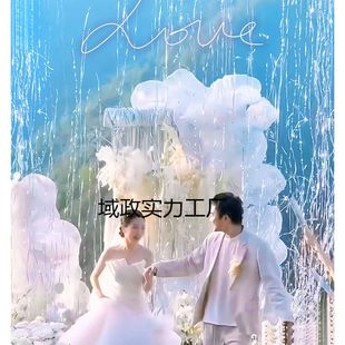 婚礼银丝户外婚礼花筒银色婚庆礼花彩带流星雨礼花彩带礼炮带婚庆