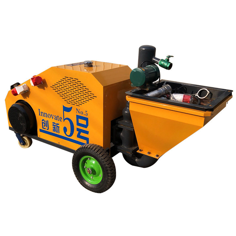 腻子粉水泥砂浆喷涂机全自动多功能小型双缸柱塞砂浆喷涂机乳胶漆