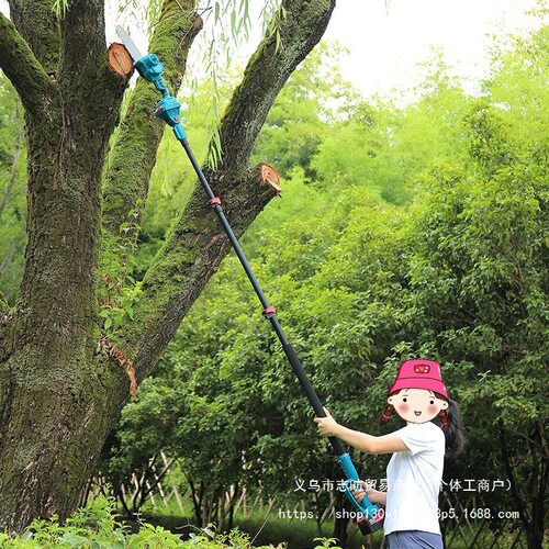 锂电伸缩高枝剪修剪果树