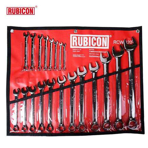 罗宾汉 RCW-320 美式梅开扳手套装两用开口扳手组20件套 6-32MM