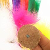 比赛绒子毽小学生毛踢健身毛火鸡毛毽毽子儿童软毛雕翎鸡专用花键