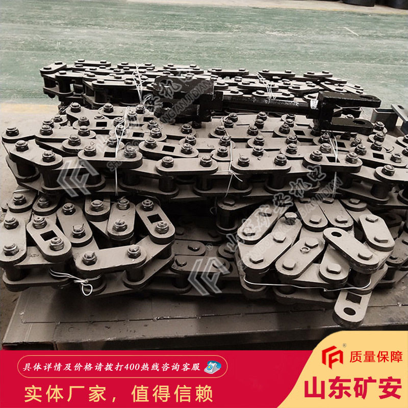 矿山工业用16A链条链板坚固滚子链16A给煤机链条