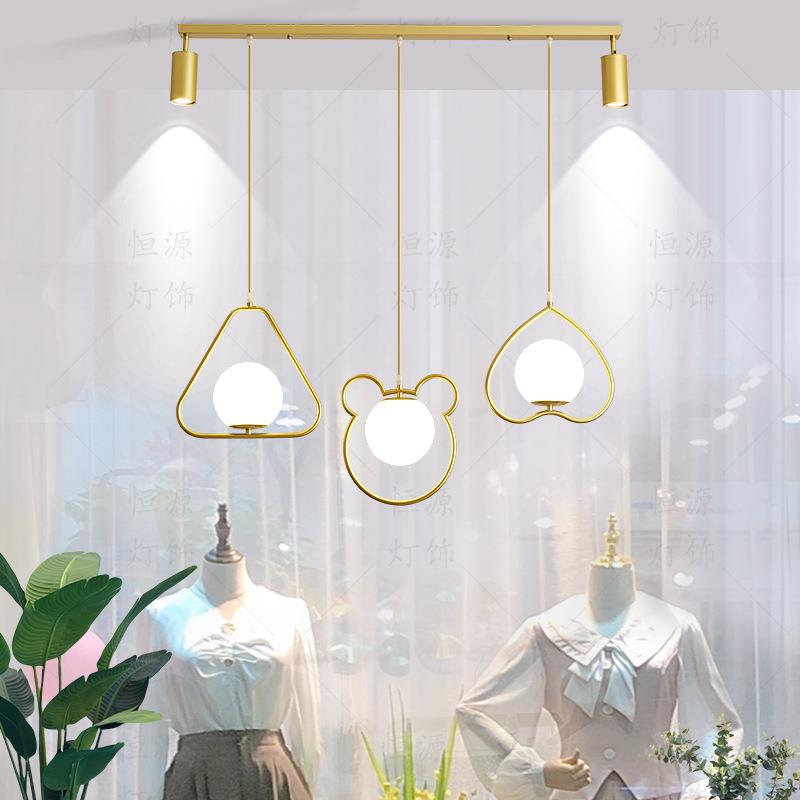 网红服装店橱窗吊灯吧台灯店铺商用幼儿园温馨装饰创意童装店灯具