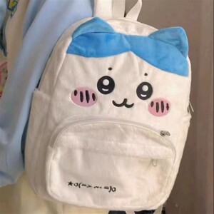 日系可爱chiikawa毛绒小八双肩包