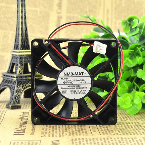 NMB 310RL-04W-S40 8CM 8015 12V 0.31A 双滚珠 超静音风扇 机箱