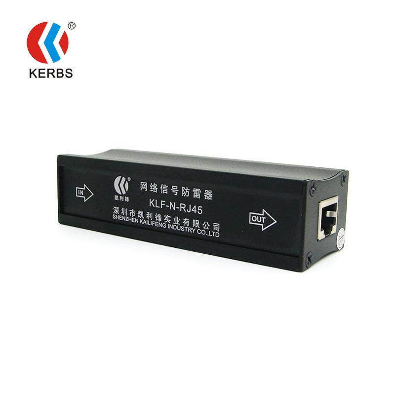 RJ45防雷器信号浪涌保护器100M避雷器 千兆电涌保护工厂SPD