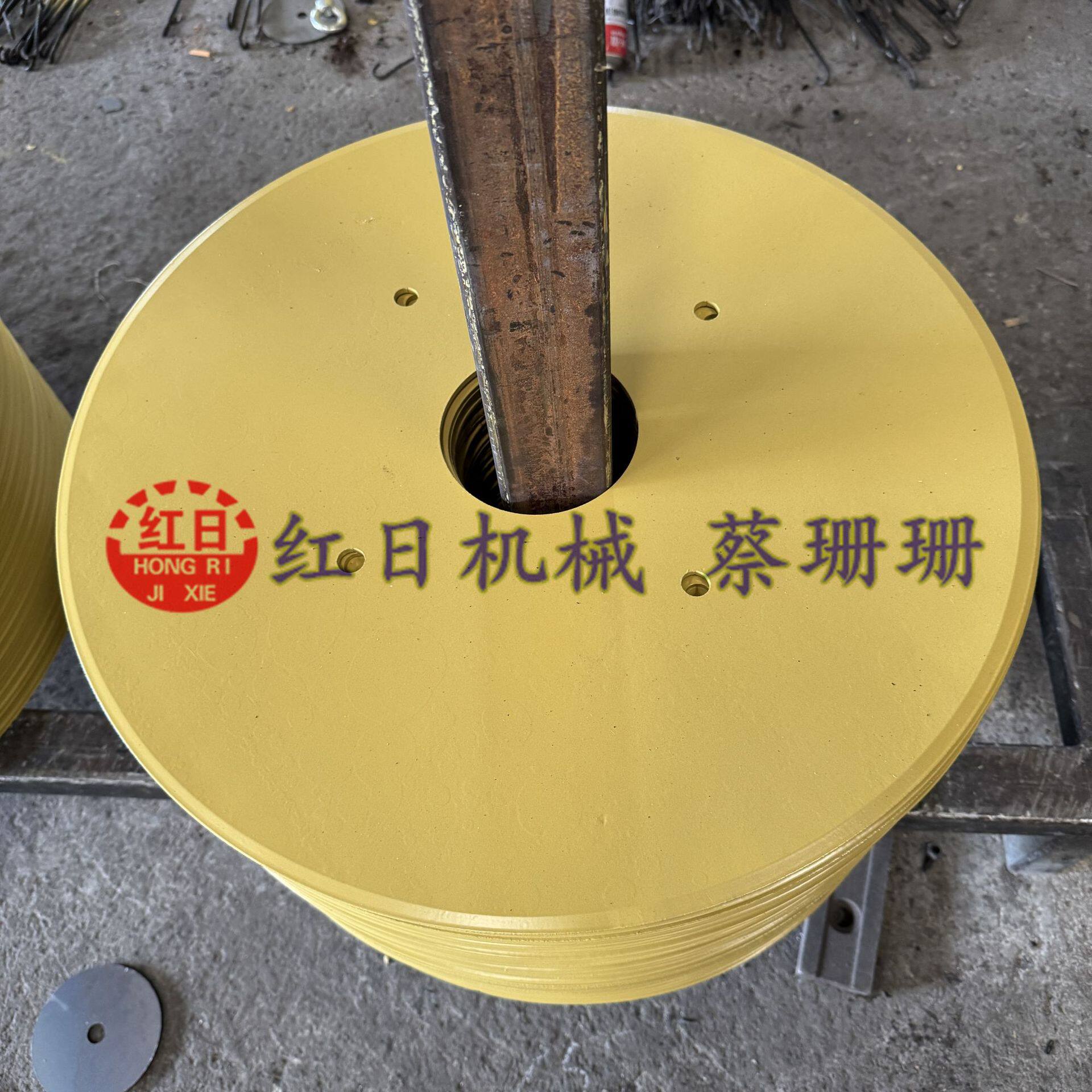 红日犁片锰钢热处理耙片平盘犁片热处理东南亚犁片锰钢切草盘