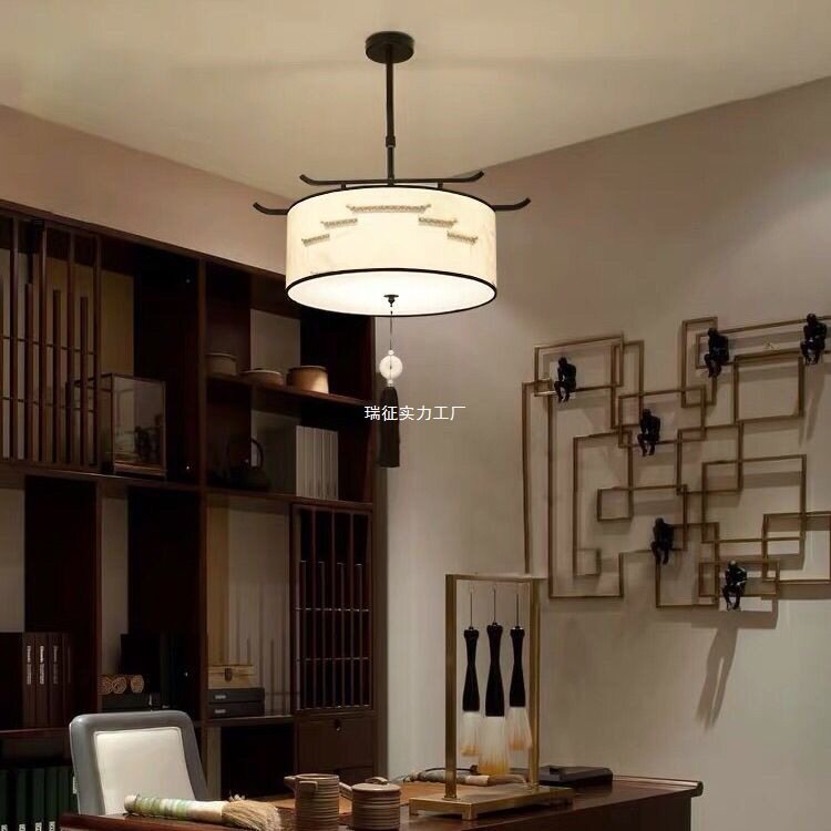宋式美学新中式吊灯客厅饭店极简餐厅灯过道走廊书房古典吊灯具厂