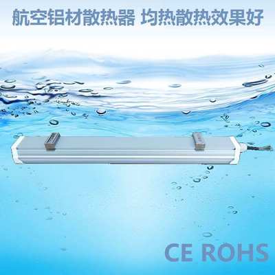 地铁隧道照明灯低位照明出口三防灯1.2M40W济南灯具厂价销售