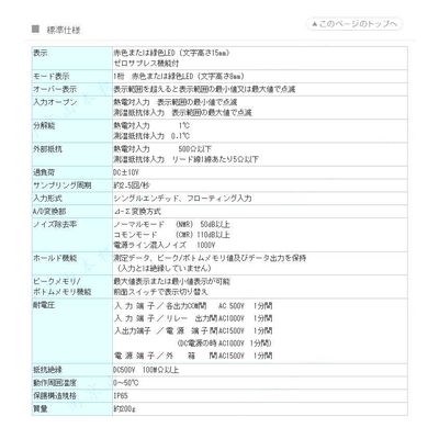 日 本COCORESEARCH速度计TDP-3621-BA显示器