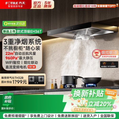 方太家用欧式抽油烟机EH36T