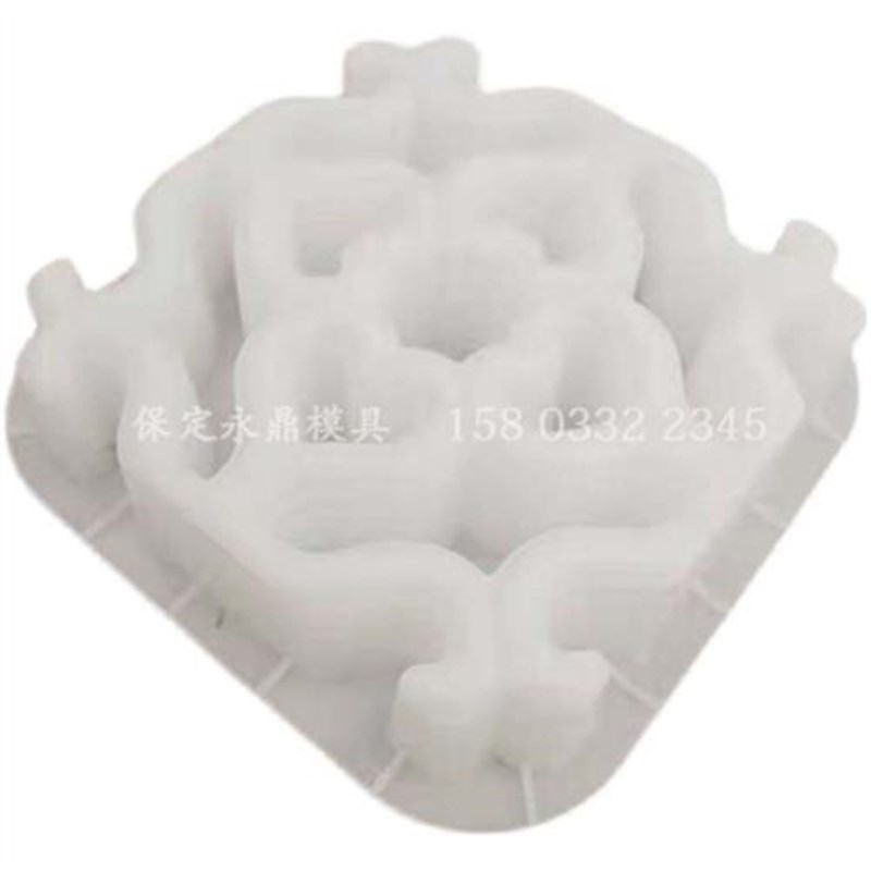 水泥中式围墙花窗塑料模具预制仿古花格窗模型P墙头空心砖窗花摸