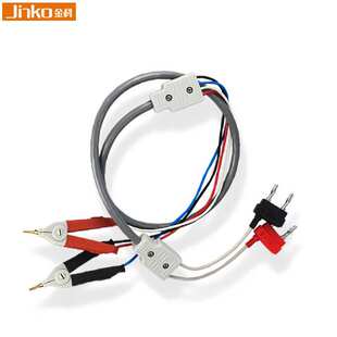 金科JK26050S四段测试电缆LCR数字电桥测试线适用JK2516B/JK5520