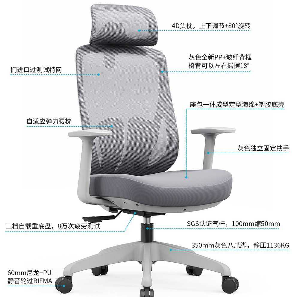 人体工学椅电脑椅家用舒适久坐办公椅学习椅子电竞座椅转椅书房椅,3C数码配件,USB灯,淘宝优惠券,粉丝福利购,淘宝优惠卷