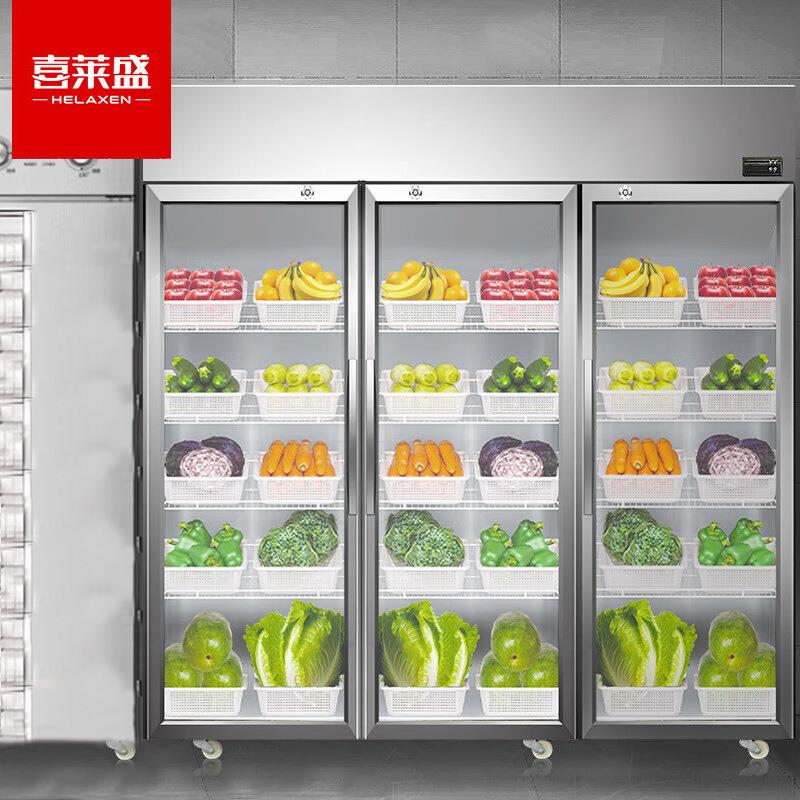 喜莱盛食品留样柜学校公司食堂用水果蔬菜留样保鲜冷藏冰箱展示柜