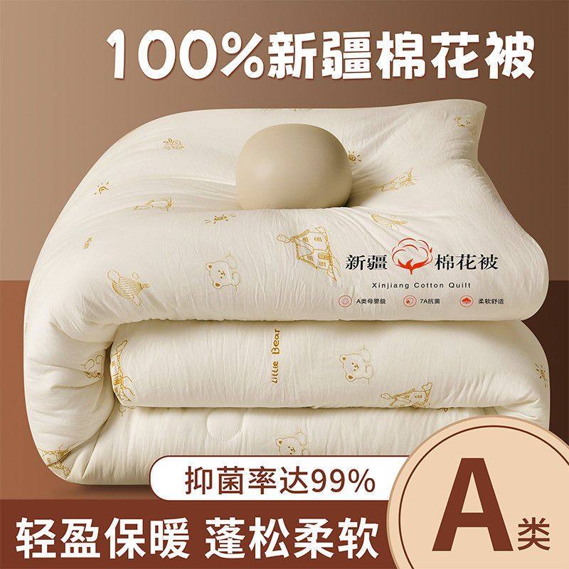 棉花被春秋被空调被冬被加厚保暖棉被芯学生宿舍夏凉被子工厂货源,床上用品,棉花被,淘宝优惠券,粉丝福利购,淘宝优惠卷