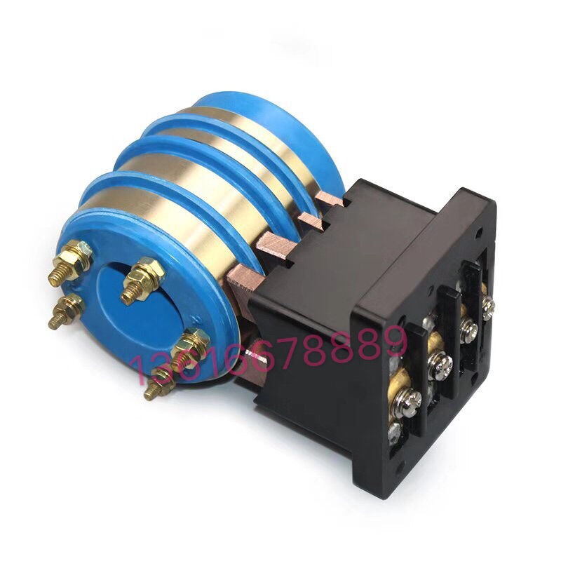 4路5线集电环 导电环n内径20 25 外径54 高58MM 螺丝4MM顶丝固定