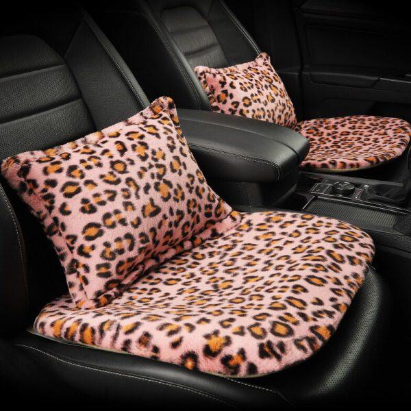 冬季毛绒单个保暖汽车坐垫三件套车垫后排短座椅垫冬天车座垫单片