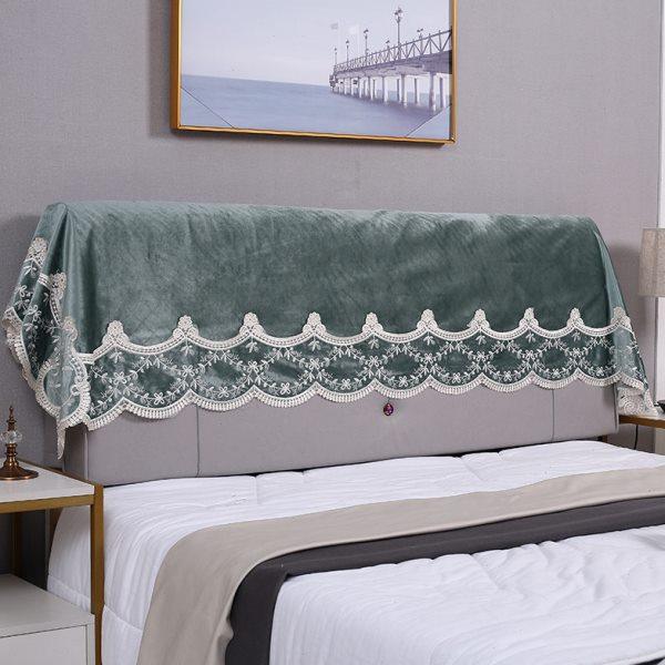 布艺欧式床头套盖布简约现代床头罩软包靠背罩防尘布床前凳保护套,居家布艺,床头罩,淘宝优惠券,粉丝福利购,淘宝优惠卷