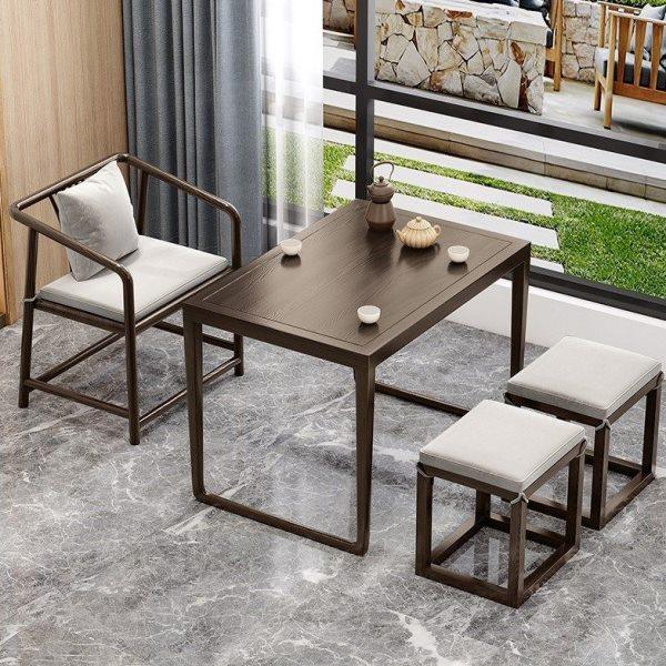 新中式阳台茶桌椅组合实木简易茶几家用小茶台小户型一体泡茶桌子,住宅家具,茶几,淘宝优惠券,粉丝福利购,淘宝优惠卷