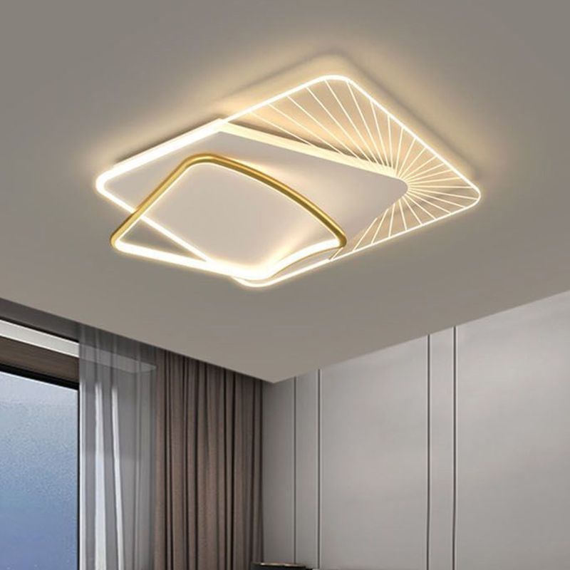 金色吸顶灯客厅主灯2024v年新款现代简约大气中山灯具全屋套餐组