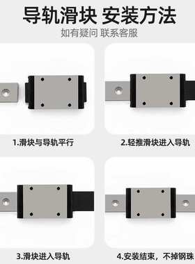IAC01/IAC02-H16-L70/L110/L150/L190/L230/L270/310微型直线导轨