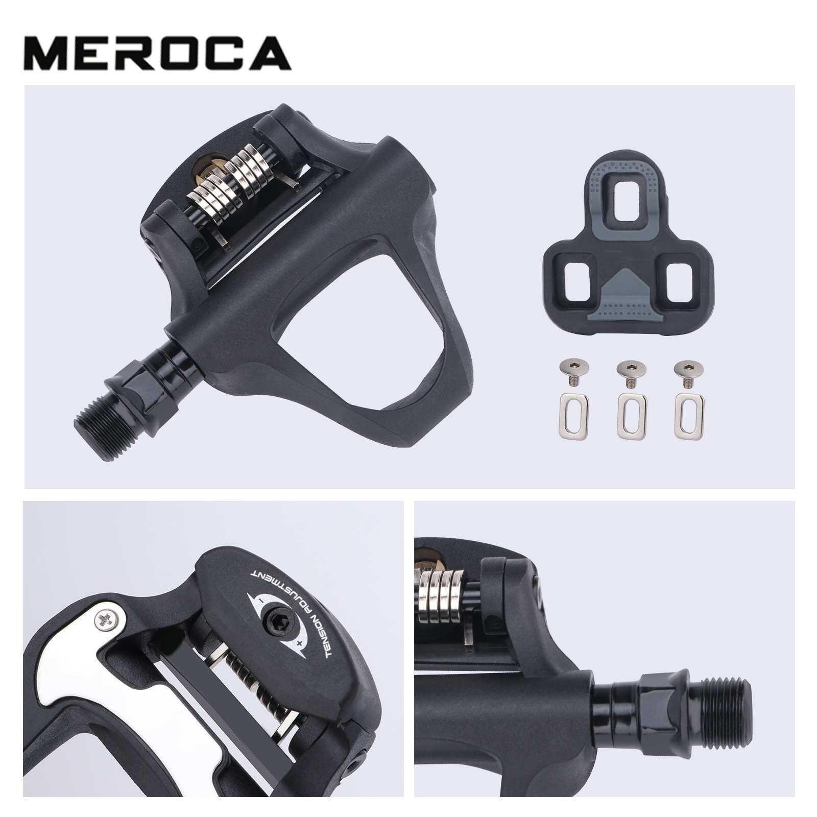 MEROCA公路自行车锁踏超轻高强度培林105自锁脚踏板R550配SPD锁片