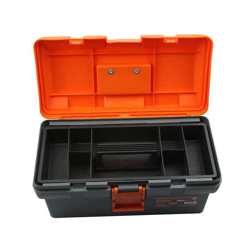 钢盾S024004 15寸塑料工具箱 大号多功能家用电工工具盒车载收纳