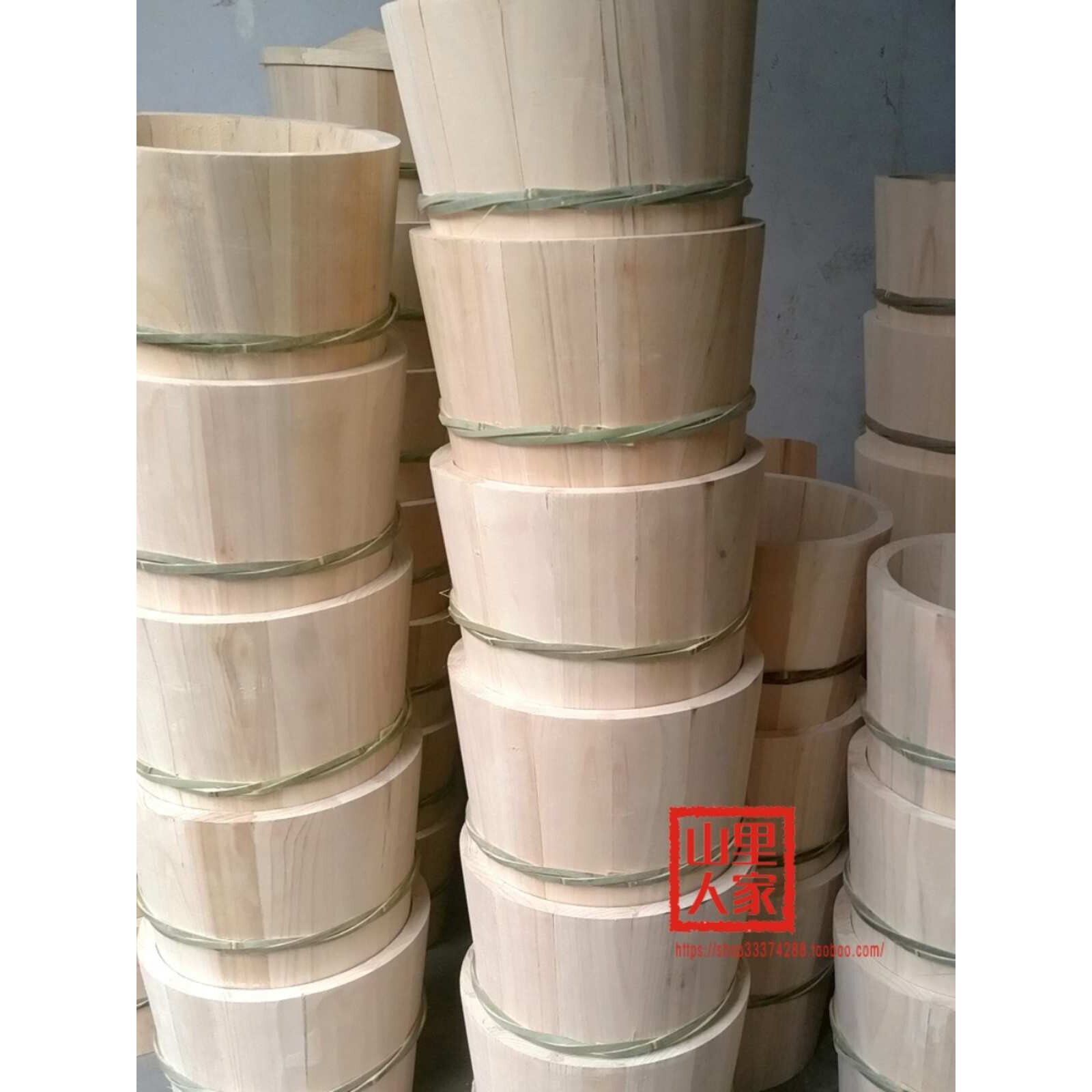 蒸饭木桶厨房家用甑子纯手工小号木桶饭餐具餐厅商用蒸笼杉木