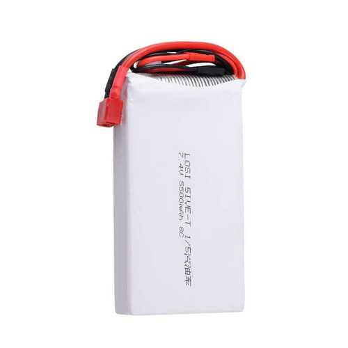 厂销若凡1/5遥控车汽油车接收LOSI 5IVE-T 7.4V 5500mAh 8C锂电池