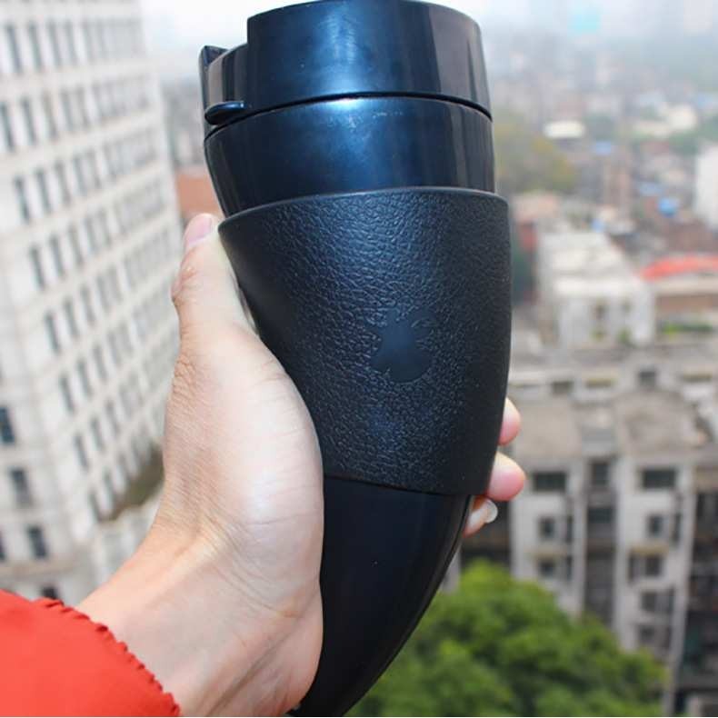 跨境咖啡羊角杯 创意山羊便携手提背带户外咖啡杯304不锈钢保温杯
