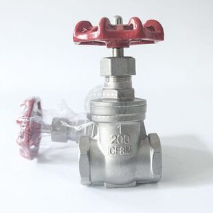 寸丝 口闸阀内 闸阀不锈钢闸阀 1螺纹4分6分 闸 不锈钢板1.5寸