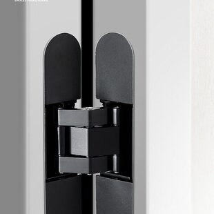 道鲁三维重型隐身隐形门暗合页铰链门暗藏可调十字铰链折叠门隐藏