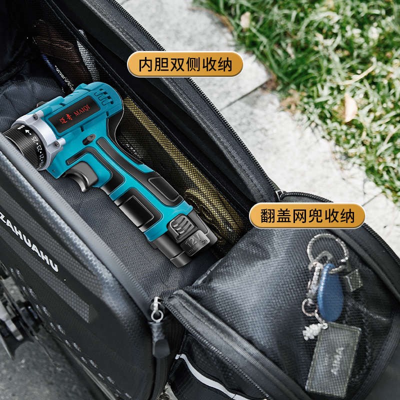 自行车后驮包山地公路车硬壳防雨大容量J收纳工具代驾包后座包尾