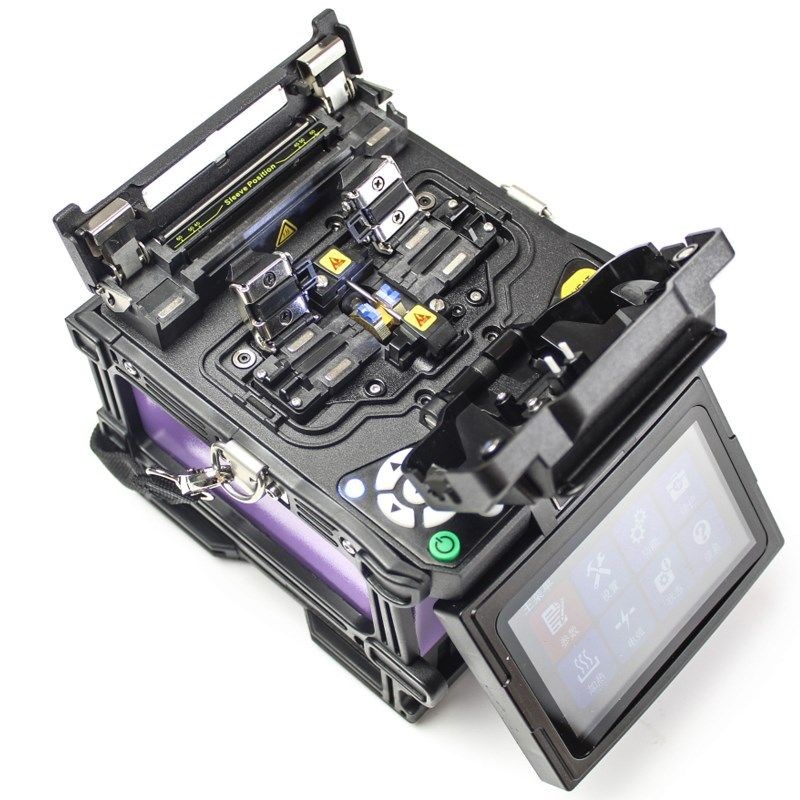 香河智能全自动光纤熔接机X500G光缆皮线裸纤尾熔接热熔机