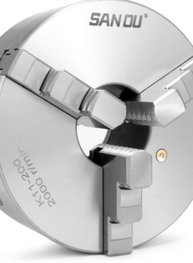 三鸥三爪自定心前穿卡盘K1180 100 125 130 160 200 250高精卡盘