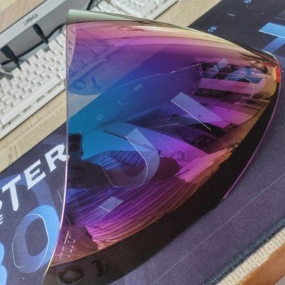 KYT GP头盔镜片原装电动车摩托半盔通用男女PC材质十色高清防护