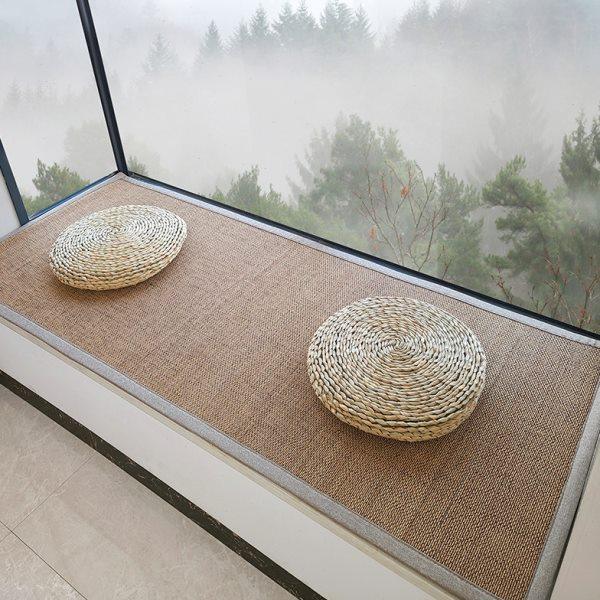 日式竹编飘窗垫窗台垫定做竹地毯主卧阳台榻榻米垫子茶室装饰坐垫,居家布艺,飘窗垫,淘宝优惠券,粉丝福利购,淘宝优惠卷