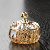 烟灰缸潮流烟缸创意个性 饰摆件现代防 飞灰带盖轻奢玻璃家用客厅装